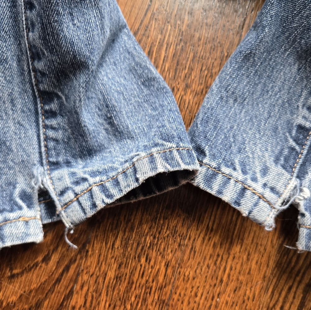 Express Ripped Distressed Jeans Rocco Skinny Size 33 x 32 - Picture 9 of 10